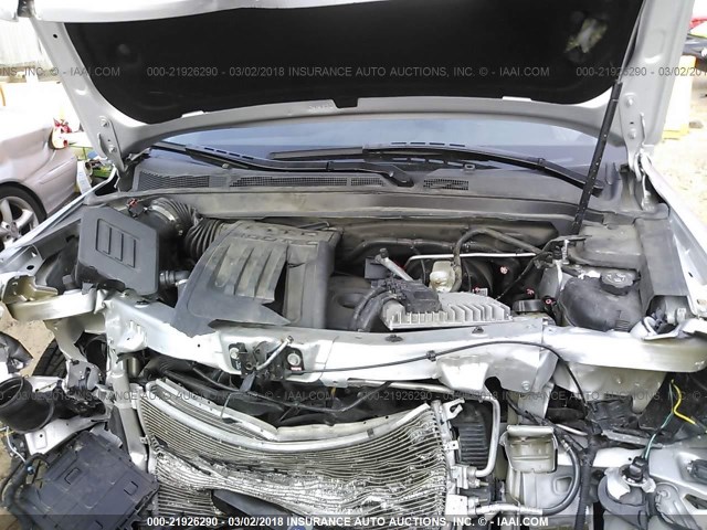 2GKALMEK5F6359295 - 2015 GMC TERRAIN SLE SILVER photo 10