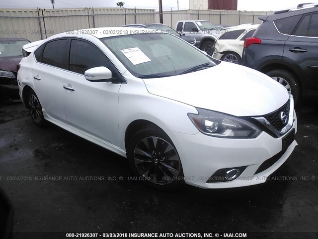 3N1AB7AP8GY259275 - 2016 NISSAN SENTRA S/SV/SR/SL WHITE photo 1