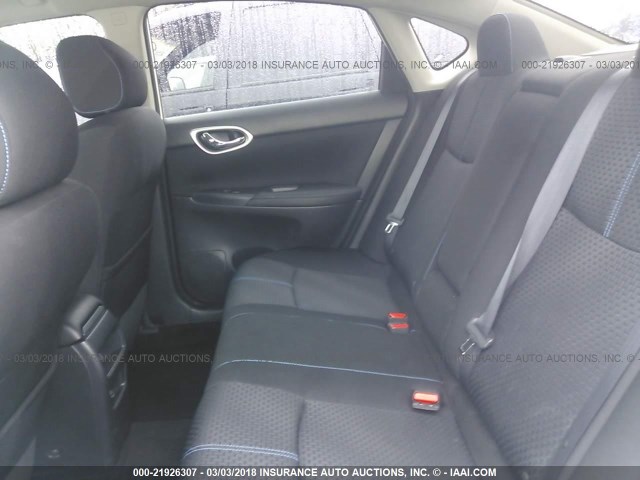 3N1AB7AP8GY259275 - 2016 NISSAN SENTRA S/SV/SR/SL WHITE photo 8