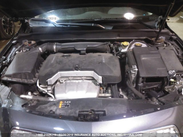 1G11H5SA8DF145363 - 2013 CHEVROLET MALIBU LTZ 灰色 照片 10