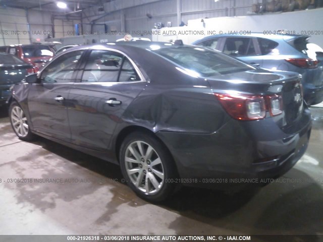 1G11H5SA8DF145363 - 2013 CHEVROLET MALIBU LTZ 灰色 照片 3