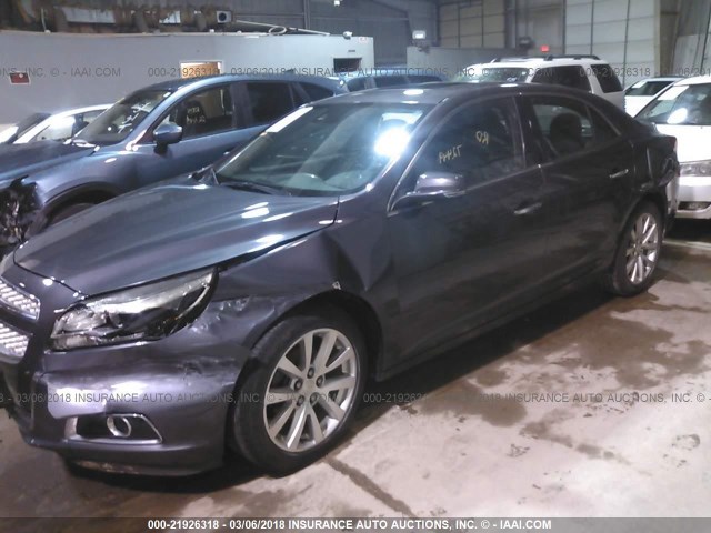 1G11H5SA8DF145363 - 2013 CHEVROLET MALIBU LTZ 灰色 照片 6