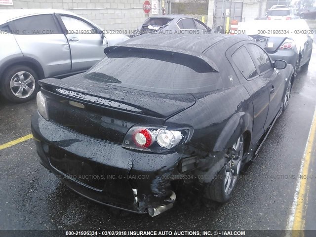 JM1FE172890402161 - 2009 MAZDA RX8 BLACK photo 4