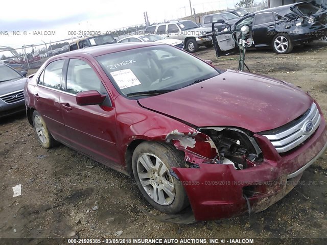 3FAHP08198R156941 - 2008 FORD FUSION SEL RED photo 1