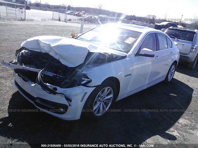 WBA5A7C57GG147904 - 2016 BMW 528 XI WHITE photo 2