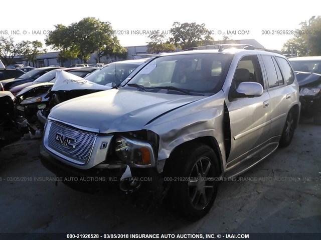 1GKET63M262185099 - 2006 GMC ENVOY DENALI GRAY photo 2