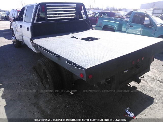 1GTJK33285F915311 - 2005 GMC NEW SIERRA K3500 WHITE photo 3