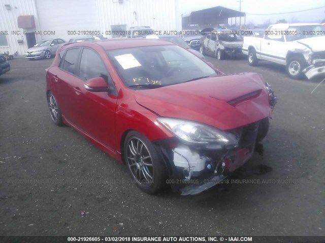 JM1BL1L42C1577793 - 2012 MAZDA SPEED 3 红色 照片 1