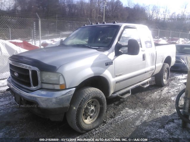 1FTNX21P74EB30715 - 2004 FORD F250 SUPER DUTY SILVER photo 2