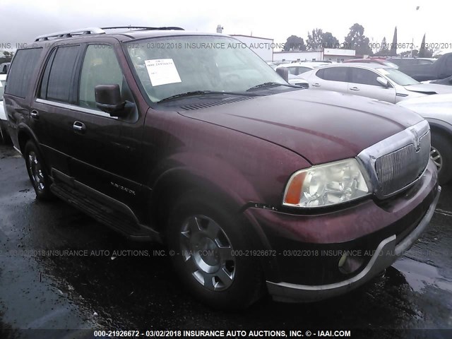 5LMFU27R23LJ50282 - 2003 LINCOLN NAVIGATOR 勃艮第红 照片 1
