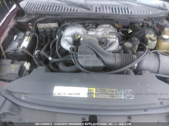 5LMFU27R23LJ50282 - 2003 LINCOLN NAVIGATOR 勃艮第红 照片 10