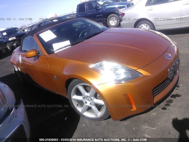 JN1AZ36A64T002550 - 2004 NISSAN 350Z ROADSTER ORANGE photo 1