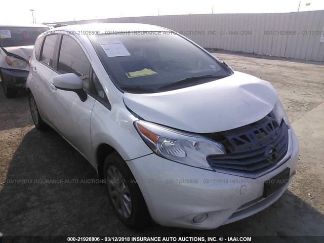 3N1CE2CP2FL439766 - 2015 NISSAN VERSA NOTE S/S PLUS/SV/SL/SR WHITE photo 1