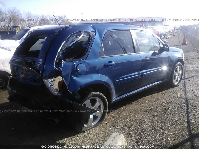 2CNDL737486042518 - 2008 CHEVROLET EQUINOX SPORT BLUE photo 4