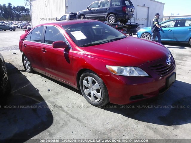 4T1BE46K79U406871 - 2009 TOYOTA CAMRY SE/LE/XLE RED photo 1