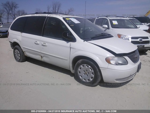 2C4GP44322R636868 - 2002 CHRYSLER TOWN & COUNTRY LX WHITE photo 1