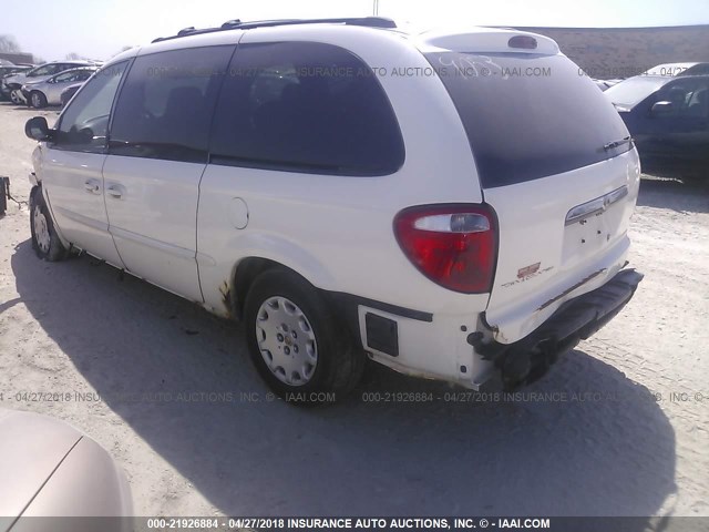 2C4GP44322R636868 - 2002 CHRYSLER TOWN & COUNTRY LX WHITE photo 3