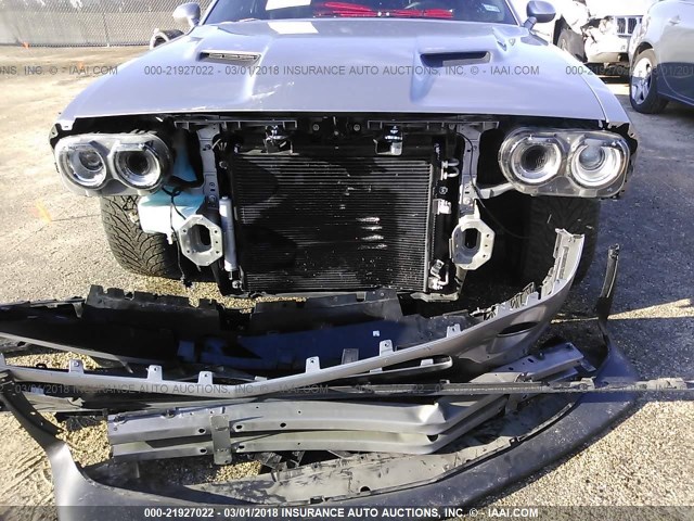 2C3CDZFJ4FH701302 - 2015 DODGE CHALLENGER R/T SCAT PACK SILVER photo 6