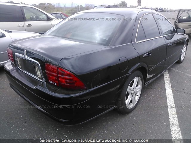 1LNHM87A51Y660134 - 2001 LINCOLN LS BLACK photo 4