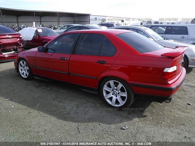 WBACB4325SFM25576 - 1995 BMW 325 I AUTOMATIC RED photo 3