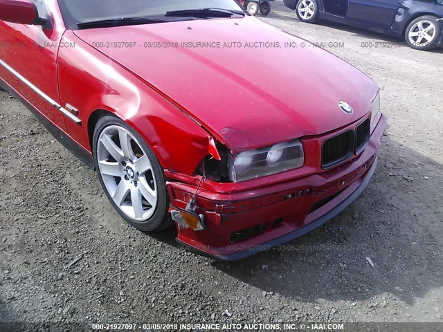 WBACB4325SFM25576 - 1995 BMW 325 I AUTOMATIC RED photo 6