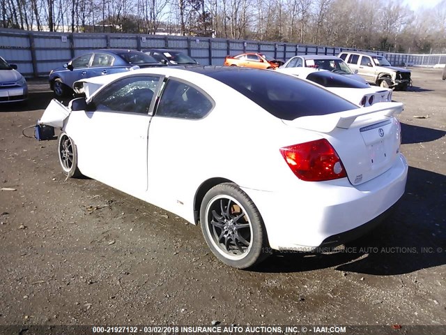 JTKDE177X60065175 - 2006 TOYOTA SCION TC WHITE photo 3