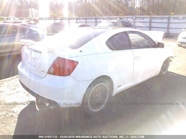 JTKDE177X60065175 - 2006 TOYOTA SCION TC 白色 照片 4