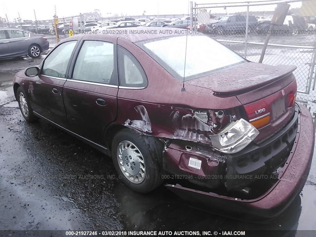 1G8JS54F32Y543822 - 2002 SATURN L100 RED photo 3