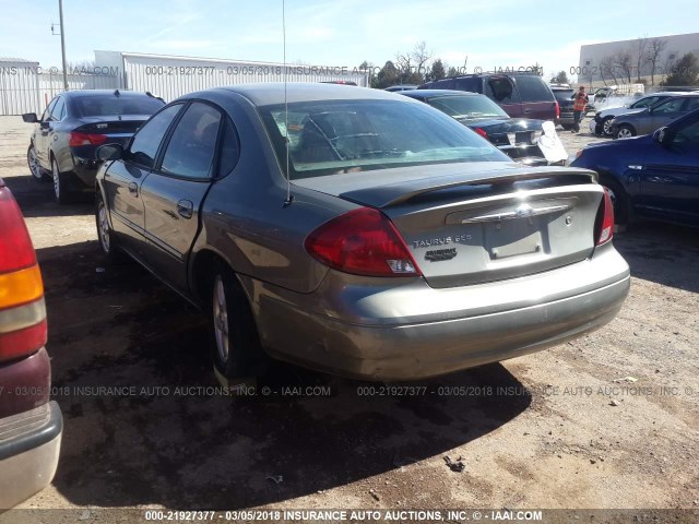 1FAFP55U43G133327 - 2003 FORD TAURUS SES GRAY photo 3