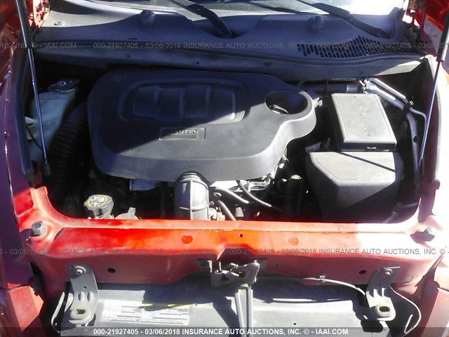 3GNDA33DX8S572722 - 2008 CHEVROLET HHR LS RED photo 10