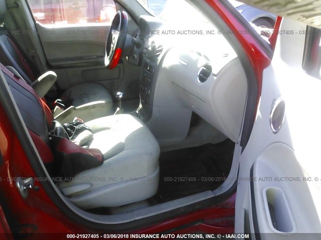 3GNDA33DX8S572722 - 2008 CHEVROLET HHR LS RED photo 5