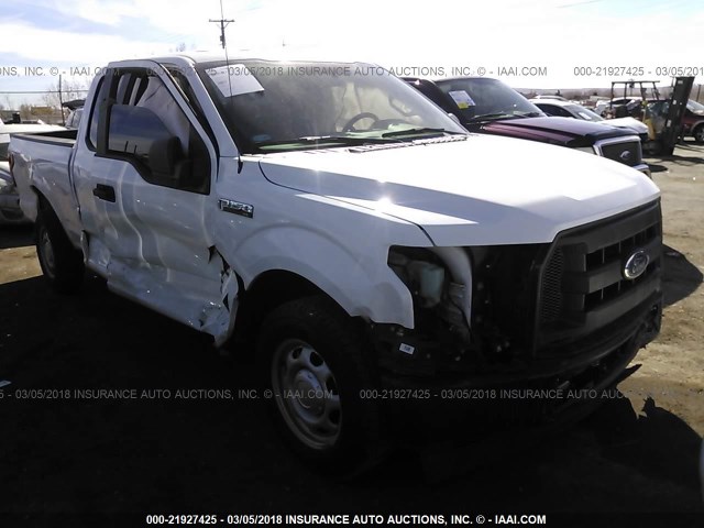 1FTEX1CG8HKE39513 - 2017 FORD F150 SUPER CAB WHITE photo 1