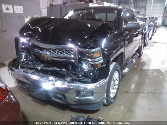 1GCVKREC3EZ406509 - 2014 CHEVROLET SILVERADO K1500 LT BLACK photo 6