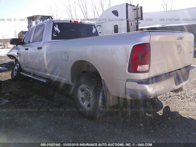 3C6TD5HT2CG258802 - 2012 DODGE RAM 2500 ST SILVER photo 3