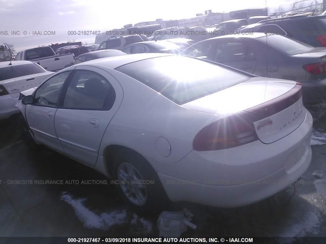 2B3HD46R7XH668681 - 1999 DODGE INTREPID WHITE photo 3