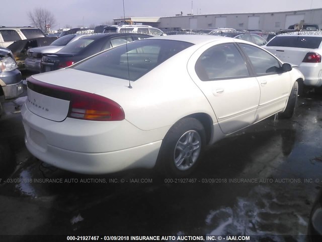 2B3HD46R7XH668681 - 1999 DODGE INTREPID WHITE photo 4