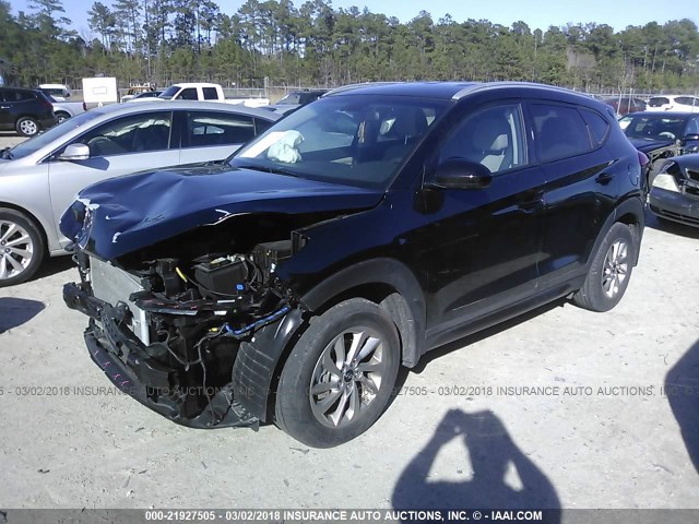 KM8J3CA43GU037377 - 2016 HYUNDAI TUCSON LIMITED/SPORT AND ECO/SE BLACK photo 2