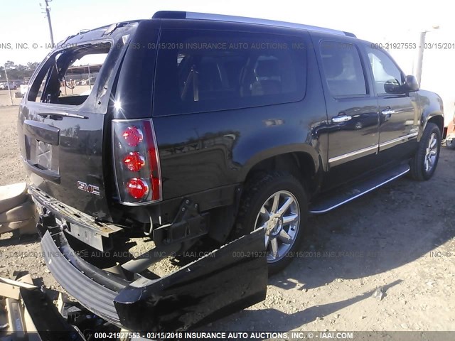 1GKUCMEF4AR251151 - 2010 GMC YUKON XL DENALI BLACK photo 4