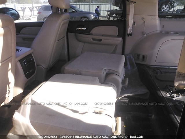 1GKUCMEF4AR251151 - 2010 GMC YUKON XL DENALI BLACK photo 8