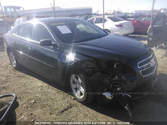1G11B5SA9DF170970 - 2013 CHEVROLET MALIBU LS შავი ფოტო 1