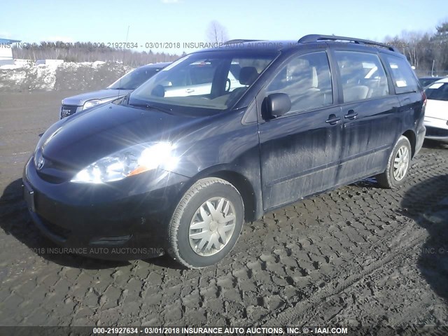 5TDKK4CC6AS342583 - 2010 TOYOTA SIENNA CE/LE BLACK photo 2