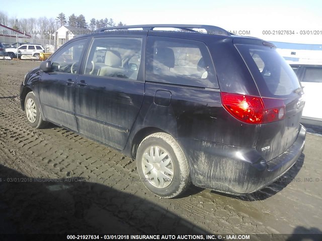 5TDKK4CC6AS342583 - 2010 TOYOTA SIENNA CE/LE BLACK photo 3