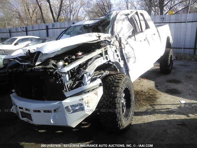 3C63R3ML3FG502957 - 2015 RAM 3500 LARAMIE WHITE photo 2