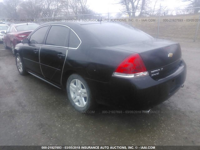 2G1WB5E39E1122090 - 2014 CHEVROLET IMPALA LIMITED LT BLACK photo 3