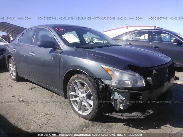 1N4AA5AP7BC816379 - 2011 NISSAN MAXIMA S/SV GRAY photo 1