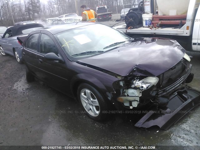 1B3EL46X23N551189 - 2003 DODGE STRATUS SE/SXT PURPLE photo 1