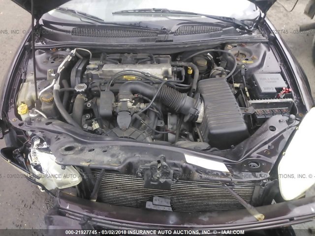 1B3EL46X23N551189 - 2003 DODGE STRATUS SE/SXT PURPLE photo 10