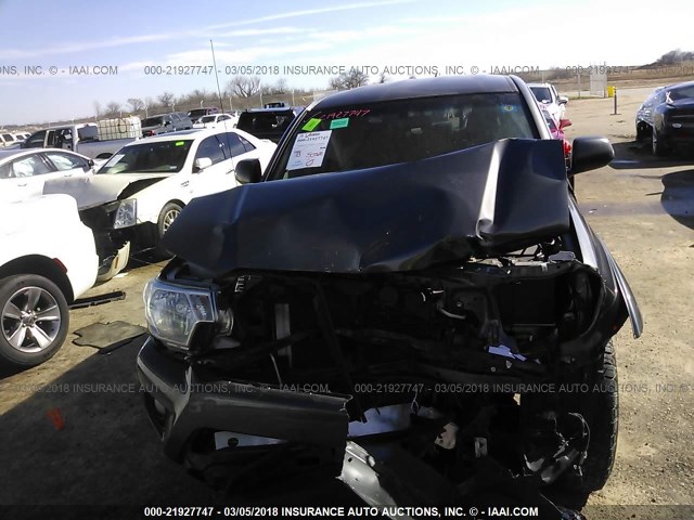5TFJU4GN5FX089274 - 2015 TOYOTA TACOMA DOUBLE CAB PRERUNNER GRAY photo 6