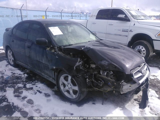 4S3BL616397227774 - 2009 SUBARU LEGACY 2.5I BLACK photo 1