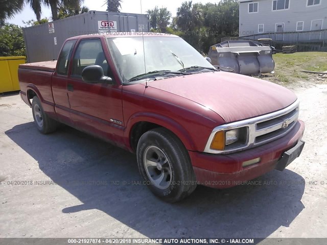 1GCCS19X7T8164851 - 1996 CHEVROLET S TRUCK S10 RED photo 1